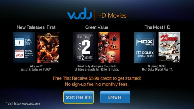 VUDU Samsung Tizen Smart TV