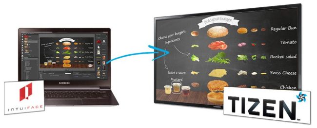 Intuiface on Tizen Signage