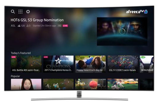 Киберспорт Samsung Smart TV