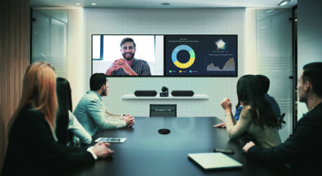 Samsung Logitech video conference
