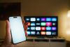 Samsung Smart TV app store update screen remote control